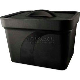 Bel-Art Products 168074102 Bel-Art Magic Touch 2™ Ice Pan with Lid 168074102, 4.0 Liter, Black, 1/PK image.