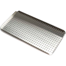 Bel-Art Products 18610-0470 Bel-Art Stak-A-Tray™ System Small Tray 186100470, 7"L x 14"W, Stainless Steel, 1/PK image.