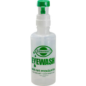 Bel-Art Products 248500000 Bel-Art Emergency Eye Wash Safety Station Empty Replacement Bottle Refill, 500ml, 16 oz. image.