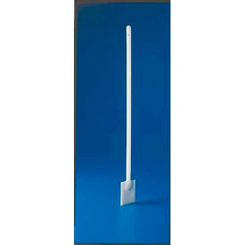 Bel-Art Products 37770-0000 Bel-Art HDPE Stirring Paddle 377700000, 3 ft. Handle, 3" x 6" Paddle, White, 1/PK image.