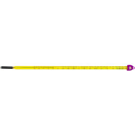 Bel-Art Products 604000100 H-B Double-Safe PFA Coated, Liquid-In-Glass Thermometer, -10/150C, 50mm Immersion image.