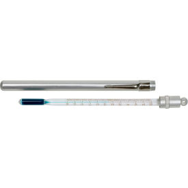 Bel-Art Products 605701400 H-B Enviro-Safe Liquid-In-Glass Pocket Thermometer, -5 to 50C, Closed Metal Case image.