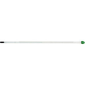 Bel-Art Products 607300300 H-B DURAC Plus Precision Liquid-In-Glass Thermometer, 30 to 124F, 76mm Immersion image.