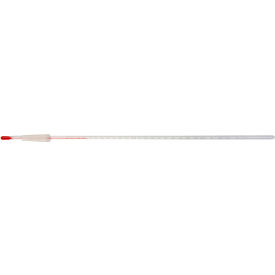 Bel-Art Products 608041500 H-B DURAC 10/30 Ground Joint Liquid-In-Glass Thermometer, -10 to 150C, 75mm Immersion image.