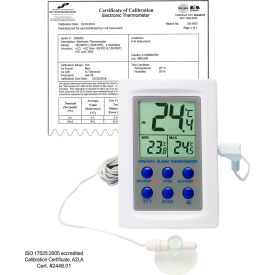 H-B DURAC Calibrated Dual Zone Elec Thermometer -50/70C (-58/158F) External, 0/50C Internal
