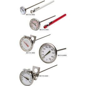 Bel-Art Products 613102800 H-B DURAC Bi-Metallic Thermometer, 0 to 250C, 25mm Dial image.