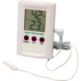 H-B DURAC Dual Zone Electronic Thermometer-Hygrometer 0/50C (32/122F) and -50/70C (-58/158F) Ranges