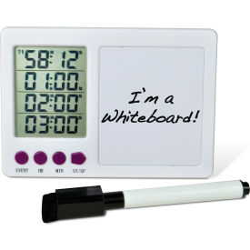 Bel-Art Products 617003700 H-B DURAC 4-Channel Electronic Timer with White Board and Certificate of Calibration image.