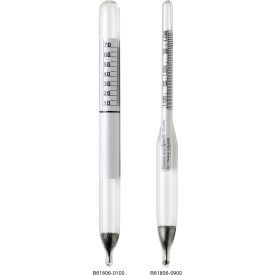 Bel-Art Products 618060100 H-B DURAC 0.700/1.000 Specific Gravity and 10/70 Degree Baume Dual Scale Hydrometer image.