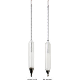 Bel-Art Products 618981000 H-B DURAC ASTM 84H Precision, Individually Calibrated 0.750/0.800 Specific Gravity Hydrometer image.
