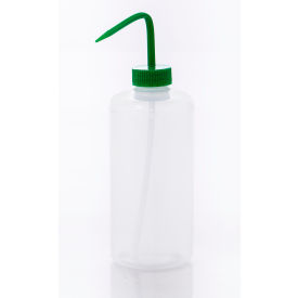Bel-Art Narrow-Mouth 1000ml (32oz) Polyethylene Wash Bottles, Green PP Cap, 38mm Closure 4Pk Bel-Art Narrow-Mouth 1000ml (32oz) Polyethylene Wash Bottles, Green PP Cap, 38mm Closure 4Pk