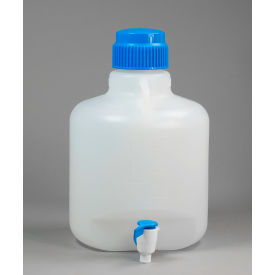 Bel-Art Products 118460025 Bel-Art Autoclavable Polypropylene Carboy with Spigot, 10 Liters (2.6 Gallons) image.