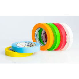 Bel-Art Products 134630600 Bel-Art Write-On Label Tape Rainbow Multi-Pack, 40yd Length, /" Width, 3" Core 6Pk image.