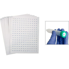 Bel-Art Products 134911301 Bel-Art Cryogenic Storage Label Sheets, 13mm Dots for 1.5-2ml Tubes, White (3840 labels) image.