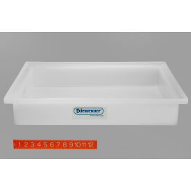 Bel-Art Products 162730000 SP Bel-Art General Purpose Polyethylene Tray without Faucet, 21 1/2 x 25 1/2 x 4" image.