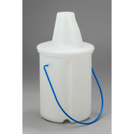 Bel-Art Products 169570000 Bel-Art Cone Style Acid/Solvent Bottle Carrier, Holds One 2.5 Liter (5 Pint) Bottle, Polyethylene image.