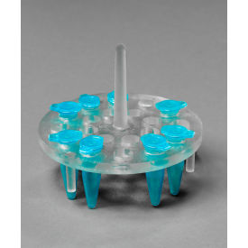 Bel-Art Products 188751000 SP Bel-Art ProCulture Round Microcentrifuge Floating Bubble Rack, For 1.5ml Tubes image.
