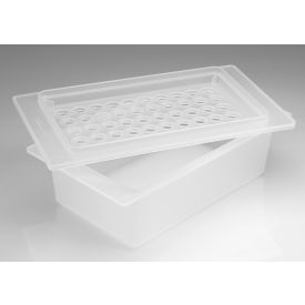 Bel-Art Products 189050001 SP Bel-Art Microcentrifuge Tube Ice Rack/Tray, For 1.5ml Tubes, 50 Places image.
