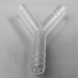 Bel-Art Products 196140000 SP Bel-Art Wye (Y) Tubing Connectors for 1/4" Tubing, Polypropylene 12Pk image.
