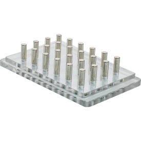 Bel-Art Products 199000003 Bel-Art Magnetic Bead Separation Rack for 96-Well PCR Tube Plate image.