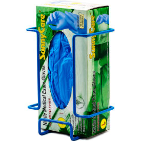 Bel-Art Products 247390001 Bel-Art Poxygrid Glove Dispenser Rack, Single Box Holder, 5 1/2 x 4 1/4 x 8 1/4", Blue image.
