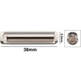 Bel-Art Products 371010112 Bel-Art Pyrex Magnetic Stirring Bar, Glass Encapsulated, 38 x 9.5mm image.