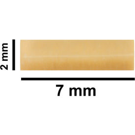 Bel-Art Products 371210014 Bel-Art Spinbar Teflon Micro (Flea) Magnetic Stirring Bar, 7 x 2mm, Yellow image.