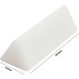 Bel-Art Products 371230002 Bel-Art Spinwedge Teflon Magnetic Stirring Bar, 9.5 x 25.4mm, White image.