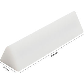 Bel-Art Products 371230003 Bel-Art Spinwedge Teflon Magnetic Stirring Bar, 12.7 x 50.8mm, White image.