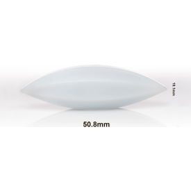 Bel-Art Products 371300002 Bel-Art Spinbar Teflon Elliptical (Egg-Shaped) Magnetic Stirring Bar, 50.8 x 19.1mm, White image.