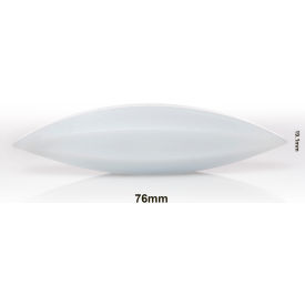 Bel-Art Products 371300003 Bel-Art Spinbar Teflon Elliptical (Egg-Shaped) Magnetic Stirring Bar, 76 x 19.1mm, White image.
