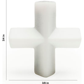 Bel-Art Products 371440034 Bel-Art Spinplus Teflon Magnetic Stirring Bar, 19.1 x 9.5mm, White image.
