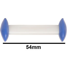 Bel-Art Circulus Teflon Magnetic Stirring Bar, 54mm Length, Blue
