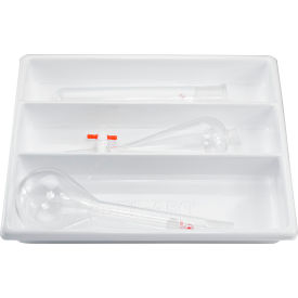 Bel-Art Products 186480000 SP Bel-Art Lab Drawer 3 Compartment Tray, 14 x 17 1/2 x 2 1/4" image.