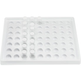 Bel-Art Products 186530000 SP Bel-Art Lab Drawer Compartment Tray for Scintillation Vials, 63 Wells, 14 x 17 1/2 x 2 1/4" image.