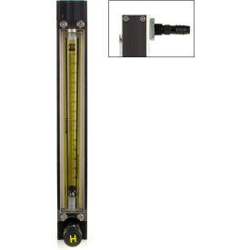 Bel-Art Products 404070305 Bel-Art Riteflow Aluminum Mounted Flowmeter, 150mm Scale, Size 5 image.