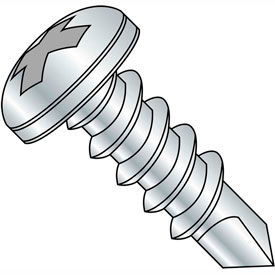 Brighton-Best 40450 #10-16 x 3" Self-Drilling Screw - Phillips Pan Head - 410 Stainless Steel - FT - 200 Pk image.