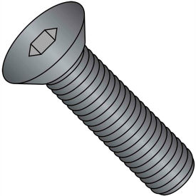 Brighton-Best 211046 Flat Socket Cap Screw - 8-32 x 3/8" - Steel Alloy - Thermal Black Oxide - FT - UNC - 100 Pk image.