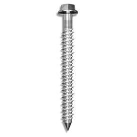 Brighton-Best 660035 Tapking Concrete Screw Anchor - 3/16" x 4" - Slotted Ind. Hex Washer Head - Steel - 100 Pk image.