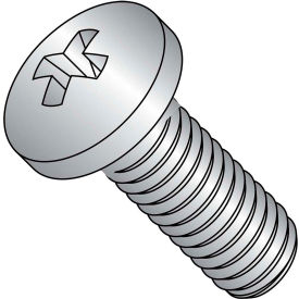 Brighton-Best 773282 Machine Screw - 6-32 x 1/4" - Phillips Pan Head - 18-8 (A2) Stainless Steel - UNC - FT - 1000 Pack image.