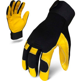 BRIGHTON BEST INTL EXO2-MLG2-03-M Ironclad® EXO2-MLG2-03-M EXO Mechanics Leather Gloves, Black, 1 Pair, M image.