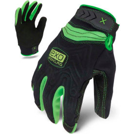 Brighton-Best EXO2-NMTW-05-XL Ironclad® EXO2-NMTW-05-XL Motor Winter Embossed Neoprene Gloves, Black/Green, 1 Pair, XL image.
