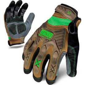 BRIGHTON BEST INTL EXO2-PIG-03-M Ironclad® EXO2-PIG-03-M Project Impact Gloves, Brown, 1 Pair, M image.
