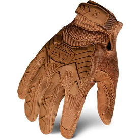 Brighton-Best EXOT-ICOY-02-S Ironclad® EXOT-ICOY-02-S Tactical Impact Gloves, Coyote, 1 Pair, S image.