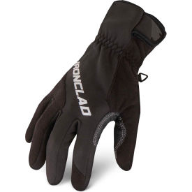 Brighton-Best SMB2-02-S Ironclad® SMB2-02-S Summit™ Reflective Winter Fleece Gloves, Black, 1 Pair, S image.
