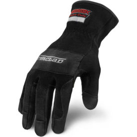 Brighton-Best HW6X-02-S Ironclad HW6X-02-S Heatworx Heavy Duty Heat Resistant Gloves, 1 Pair, Black/Grey, Small image.
