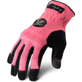 Brighton-Best TCX-23-M Ironclad TCX-23-M Tuff-Chix™ Evolution Durable Gloves, 1 Pair, Pink/Black, Medium image.