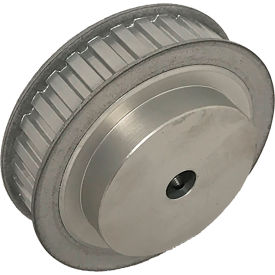 B & B Manufacturing Inc. 32L075-6FA6 Powerhouse 32L075-6FA6 Aluminum / Clear Anodized 32 Tooth 3.82" Pitch Finished Bore Pulley image.