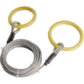 Timber Tuff Tools - Bac Industries Inc. TMW-38 Timber Tuff™ Steel Log Choker Cable with 2 Tow Rings TMW-38 - 1500 Lb. Pulling Capacity image.