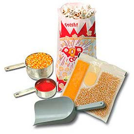 Winco  Dwl Industries Co. 45004 BenchMark USA 45004 Popcorn Popper Starter Kit 4 Oz. Poppers        image.